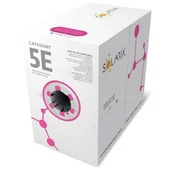 Kable miedziane - Przewód UTP Solarix, kat.5e, box 305m, LSOH, SXKD-5E-UTP-LSOHFR-B2ca 27724126 - miniaturka - grafika 1