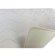 Dywaniki łazienkowe - Dywanik łazienkowy Sumba 45 x 75 cm fale beżowy - miniaturka - grafika 1