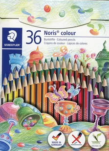 STAEDTLER Kredki Trójkątne Noris Colour 36 Kolorów Staedtler 4007817028384 - Kredki, ołówki, pastele i pisaki - miniaturka - grafika 1