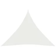 Parasole ogrodowe - vidaXL Żagiel przeciwsłoneczny, 160 g/m, biały, 3x3x3 m, HDPE vidaXL - miniaturka - grafika 1