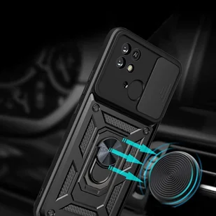 Etui Alogy Camshield Stand Ring z osłonką na aparat do Xiaomi Redmi 10c - Etui i futerały do telefonów - miniaturka - grafika 6