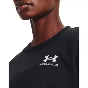 Bluza damska Under Armour Essential Fleece Crew - Bluzy sportowe damskie - miniaturka - grafika 3