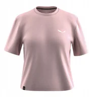 Koszulki i topy damskie - Koszulka bawełniana damska Salewa Eagle Sunset Loose T-Shirt - zephyr rozmiar: xs - miniaturka - grafika 1