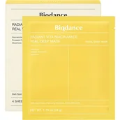 Maseczki do twarzy - Biodance Radiant Vita Niacinamide Real Deep Mask, 4szt - miniaturka - grafika 1