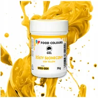 Dodatki do ciast w proszku - BARWNIK SPOŻYWCZY w żelu KOLOR ŻÓŁTY SŁONECZNY jadalny w słoiczku 35g - miniaturka - grafika 1