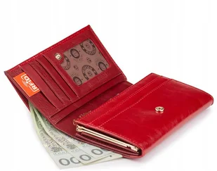 Zestaw prezentowy: duży, skórzany portfel damski, brelok i długopis — Peterson - Gadżety dla niej i dla niego Zestaw prezentowy: duży, skórzany portfel damski, brelok i długopis — Peterson - Gadżety dla niej i dla niego - miniaturka - grafika 3