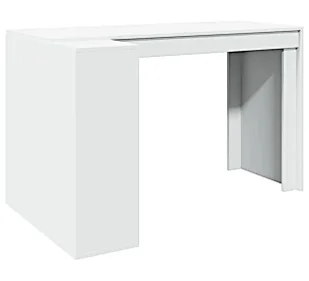 Elior Białe biurko z ukrytym regałem T8-M08 - Biurka Elior Białe biurko z ukrytym regałem T8-M08 - Biurka - miniaturka - grafika 1