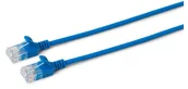 Serwery - Microconnect U/Utp Cat6A Slim 0.2M Blue - miniaturka - grafika 1