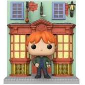 Figurki kolekcjonerskie - Funko POP Deluxe: Harry Potter - Diagon Alley - Ron Weasley with Quality Quidditch Supplies (Exclusive) - miniaturka - grafika 1