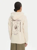 Bluzy damskie - Roxy Bluza ERJFT05021 Beżowy Regular Fit - miniaturka - grafika 1