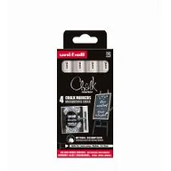 Przybory szkolne - Marker kredowy biały 4 szt. - miniaturka - grafika 1