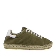 Espadryle męskie - Espadryle QUAZI QZ-63-04-000621 Zielony - miniaturka - grafika 1