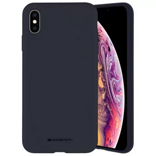 Etui silikonowe Mercury do iPhone 13 Pro 6,1" granatowy - Etui i futerały do telefonów - miniaturka - grafika 1