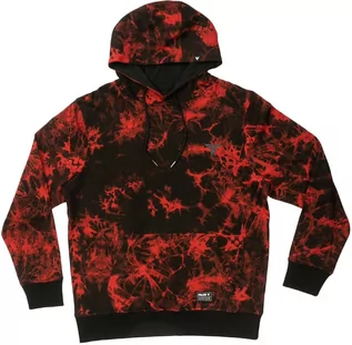 Bluzy męskie - bluza męska FALLEN TWIST BATIK PO HOODIE Red/Black - grafika 1