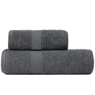 Ręczniki - Ręcznik Lucy 70x140 ciemny szary 400g/m2 frotte - miniaturka - grafika 1