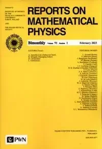 Reports on Mathematical Physics 91/1 - Czasopisma - miniaturka - grafika 1