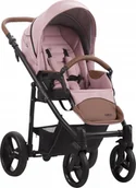 Wózki dziecięce - Wózek Bebetto Wózek Spacerowy Bebetto Nico Różowy folia i uchwyt - miniaturka - grafika 1