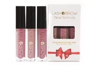 Błyszczyki do ust - LashBrow LashBrow - MINI LIP GLOSS SET - NUDE - Zestaw 3 mini błyszczyków do ust LASLS3BL-NIBL-01 - miniaturka - grafika 1