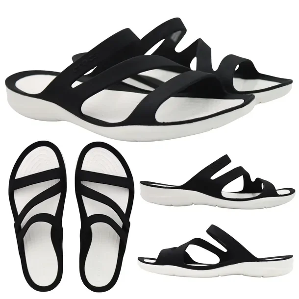 Sandały Damskie Crocs Swiftwater Sandal Wygodne Lekkie 203998 066 R. 39-40
