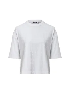 JOOP! Koszulka damska - Tiana Kobiety Bawełna biały jednolity, 34 - Koszulki i topy damskie - miniaturka - grafika 1