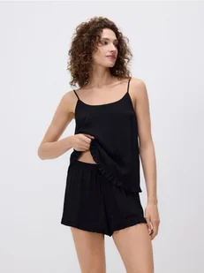 Reserved - Piżama z wiskozy - czarny - Moda i Uroda OUTLET - miniaturka - grafika 1