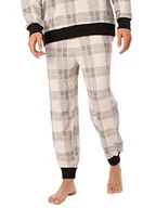 Spodenki męskie - Calvin Klein Męskie spodnie do biegania, teksturowane w kratę, ogrzewacz do płatków owsianych, XL, Teksturowany grzejnik z płatkami owsianymi, XL - miniaturka - grafika 1