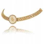 Naszyjniki - CHOKER Z MONETĄ Z KOLEKCJI OLIMPIA (C23/ZWE/16/1/BAU) - miniaturka - grafika 1