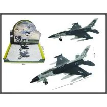 Samolot wojskowy 21cm ze światłem i dźwiękiem 3-kolory - Samoloty i helikoptery - miniaturka - grafika 1