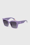 Okulary przeciwsłoneczne - Furla okulary przeciwsłoneczne damskie kolor fioletowy SFU710_5403NN - miniaturka - grafika 1