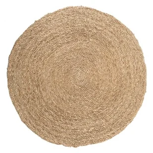 MULTI-DECOR Dywan mata słomiana okrągły śr. 120 cm z trawy morskiej - Dywany - miniaturka - grafika 1