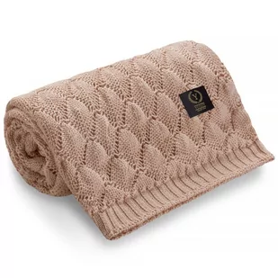 Yosoy Kocyk ażurowy Shells Sunrise Pink - Koce i narzuty dla dzieci - miniaturka - grafika 1