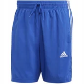 Spodenki męskie - Spodenki męskie adidas Aeroready Essentials Chelsea 3-Stripes niebieskie IC - miniaturka - grafika 1