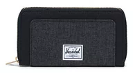 Portfele - Herschel Thomas portfel poliestrowy, blokada RFID, czarny/czarny krzyżyk, Czarny/czarny krzyżyk, One Size, Herschel Portfel Thomas - miniaturka - grafika 1