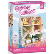 Puzzle - Cubicfun Puzzle 3D 160 el Dreamy Domek Dla Lalek P645h - miniaturka - grafika 1