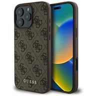 Etui i futerały do telefonów - Guess GUHCP16XG4GFBR iPhone 16 Pro Max 6.9" brązowy/brown hard case 4G Classic - miniaturka - grafika 1