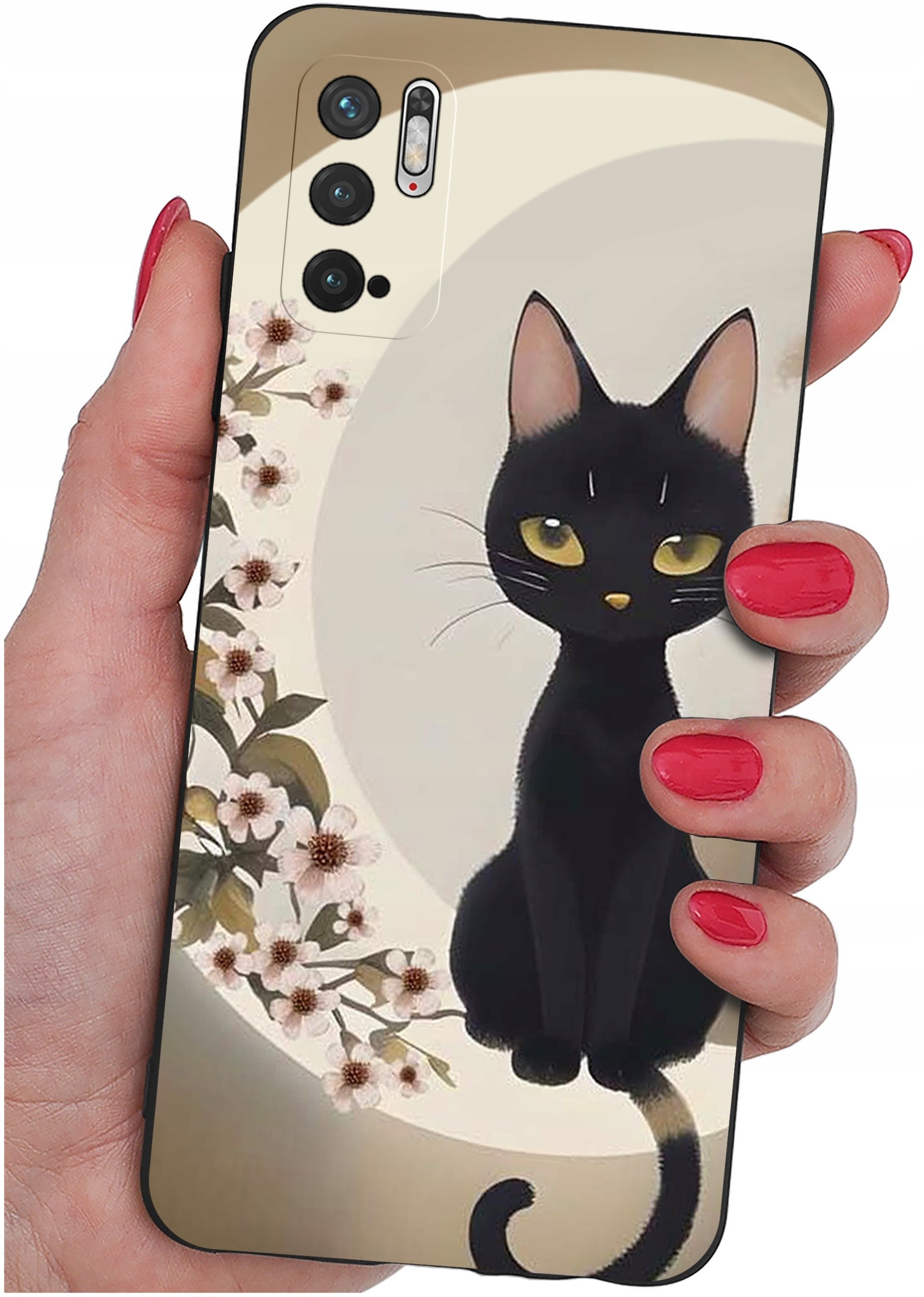 ETUI do Xiaomi Redmi Note 10 5G WZORY SILIKONOWE MATT CASE + SZKŁO 9H