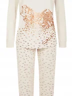 Piżamy damskie - Triumph piżama damska bawełna biały rozmiar 48 - miniaturka - grafika 1