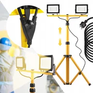 Lampy ogrodowe - Halogen Led Podwójny Na Statywie 50Wx2 RSL005-2X50N - miniaturka - grafika 1