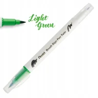 Kredki, ołówki, pastele i pisaki - Pisak PENTEL Brush Sign Pen Twin SESW30 j. zielony - miniaturka - grafika 1