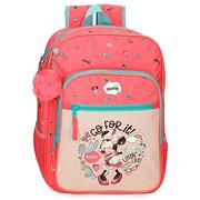Plecaki szkolne i tornistry - Disney Minnie Lovin Life Plecak szkolny Wielobarwny 30x38x12 cms 13,68L Mikrofibra, Wielobarwny, plecak szkolny - miniaturka - grafika 1