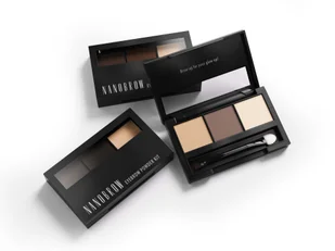 Nanobrow Eyebrow Powder Kit Light - Akcesoria i kosmetyki do stylizacji brwi - miniaturka - grafika 5