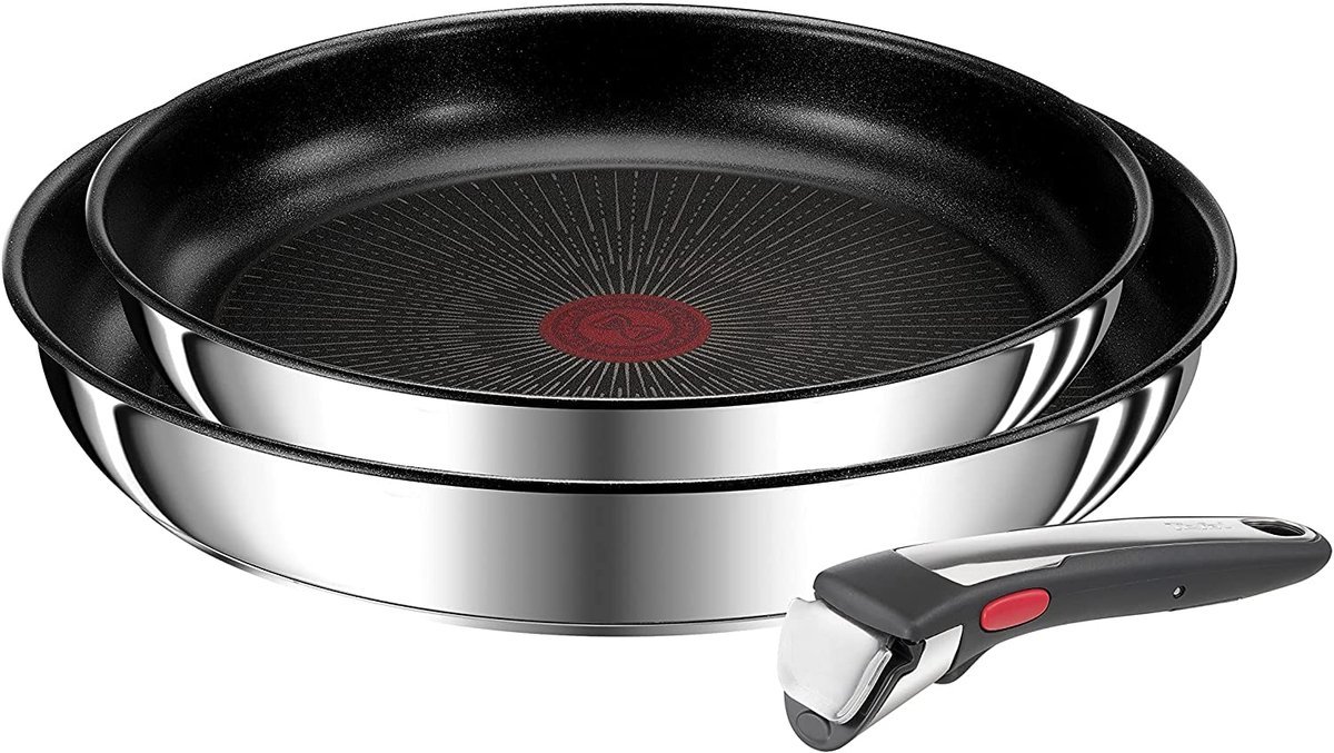 Tefal L97493 Ingenio Preference On 3-częściowy zestaw patelni W381