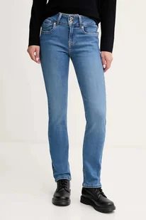 Pepe Jeans jeansy damskie kolor niebieski PL2050874FB - Spodnie damskie - miniaturka - grafika 1