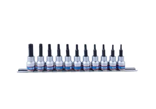 KING TONY Zestaw z nasadkami Torx z otworem, 3/8 cala 3131PR8 - Klucze i nasadki - miniaturka - grafika 1