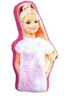 Kołdry i poduszki dla dzieci - Poduszka 3D dziecięca dekoracyjna Barbie 34cm - miniaturka - grafika 1