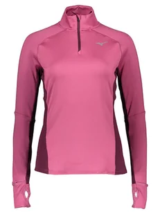 Mizuno Koszulka "Warmalite" w kolorze różowym do biegania - Koszulki sportowe damskie - miniaturka - grafika 1