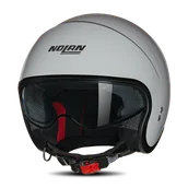 Kaski motocyklowe - Kask Otwarty Nolan N21 Błyszczący SzaryS - miniaturka - grafika 1