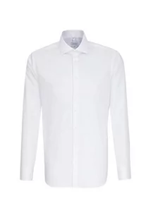 Seidensticker Męska koszula biznesowa Slim Fit – lekka koszula biznesowa, biały (biały 01), 36 PL - Koszule męskie - miniaturka - grafika 1