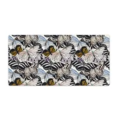 Podkładki na biurko - Ozdobna mata na biurko Akwarelowe Motyle 120x60 cm - miniaturka - grafika 1