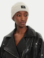 Czapki damskie - Calvin Klein Czapka Hardware K60K612652 Beżowy - miniaturka - grafika 1